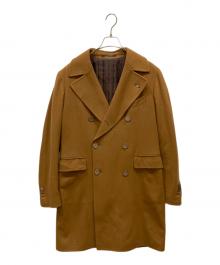 TAGLIATORE（タリアトーレ）の古着「ダブルチェスターコート ポロコート」｜ブラウン