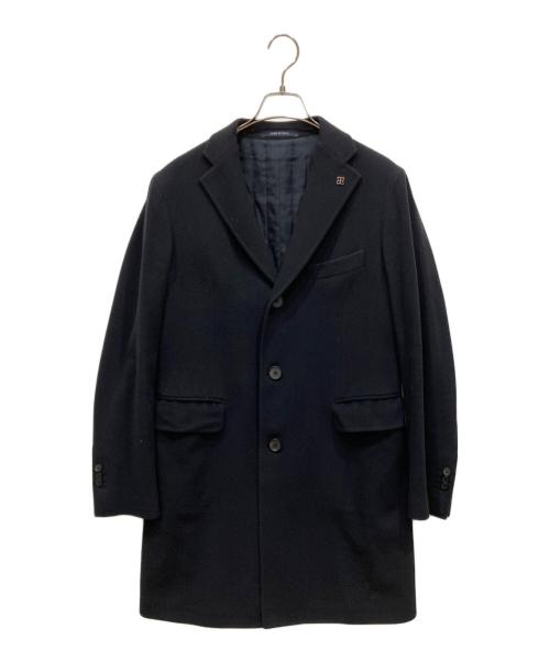 TAGLIATORE（タリアトーレ）TAGLIATORE (タリアトーレ) カシミヤブレンドチェスターコート ネイビー サイズ:46/Rの古着・服飾アイテム