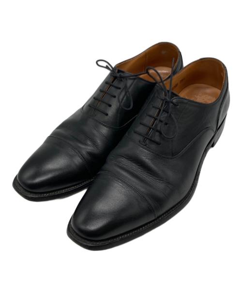 SCOTCH GRAIN（スコッチグレイン）SCOTCH GRAIN (スコッチグレイン) ストレートチップシューズ ブラック サイズ:25.5の古着・服飾アイテム
