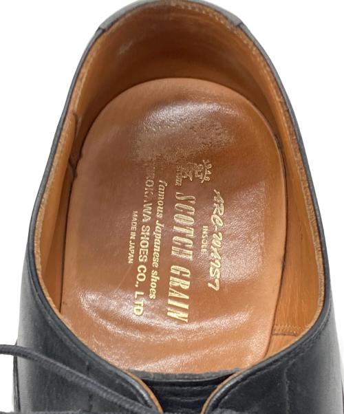 SCOTCH GRAIN（スコッチグレイン）SCOTCH GRAIN (スコッチグレイン) ストレートチップシューズ ブラック サイズ:25.5の古着・服飾アイテム