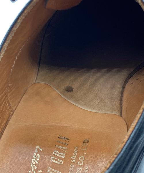 SCOTCH GRAIN（スコッチグレイン）SCOTCH GRAIN (スコッチグレイン) ストレートチップシューズ ブラック サイズ:25.5の古着・服飾アイテム