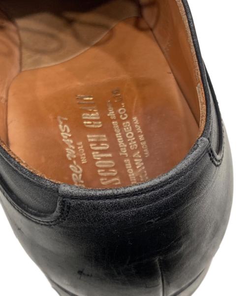SCOTCH GRAIN（スコッチグレイン）SCOTCH GRAIN (スコッチグレイン) ストレートチップシューズ ブラック サイズ:25.5の古着・服飾アイテム