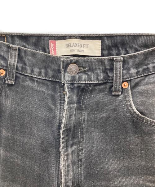 LEVI'S（リーバイス）LEVI'S (リーバイス) 550ブラックデニムパンツ ブラック サイズ:SIZE W34×L32の古着・服飾アイテム