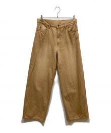 Hysteric Glamour（ヒステリックグラマー）の古着「24AW ワイドデニムパンツ」｜ベージュ