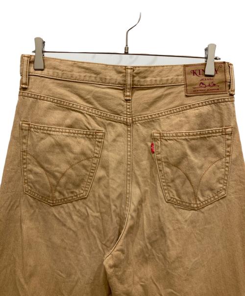 Hysteric Glamour（ヒステリックグラマー）Hysteric Glamour (ヒステリックグラマー) 24AW ワイドデニムパンツ ベージュ サイズ:28の古着・服飾アイテム