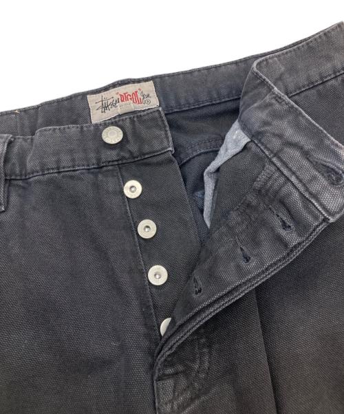 stussy（ステューシー）stussy (ステューシー) Washed Canvas Big OL ブラック サイズ:32の古着・服飾アイテム