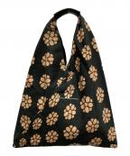 MM6 Maison Margielaエムエムシックスメゾンマルジェラ）の古着「ジャパニーズハンドバッグ」｜ブラック×ブラウン