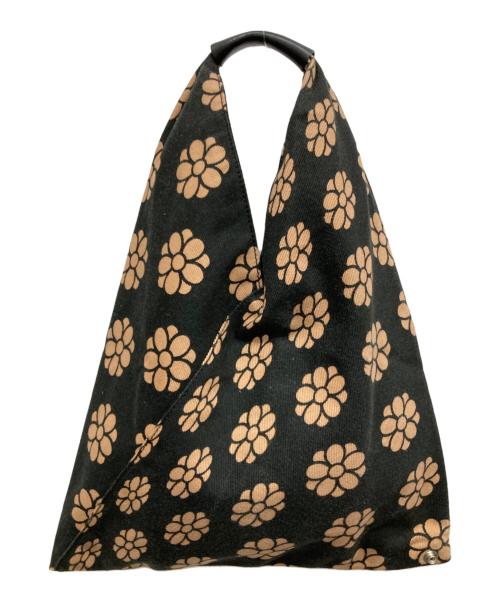 MM6 Maison Margiela（エムエムシックスメゾンマルジェラ）MM6 Maison Margiela (エムエムシックスメゾンマルジェラ) ジャパニーズハンドバッグ ブラック×ブラウンの古着・服飾アイテム