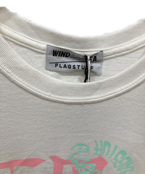 WIND AND SEA（ウィンダンシー）WIND AND SEA (ウィンダンシー) flagstuff (フラグスタフ) Tシャツ ホワイト サイズ:Lの古着・服飾アイテム