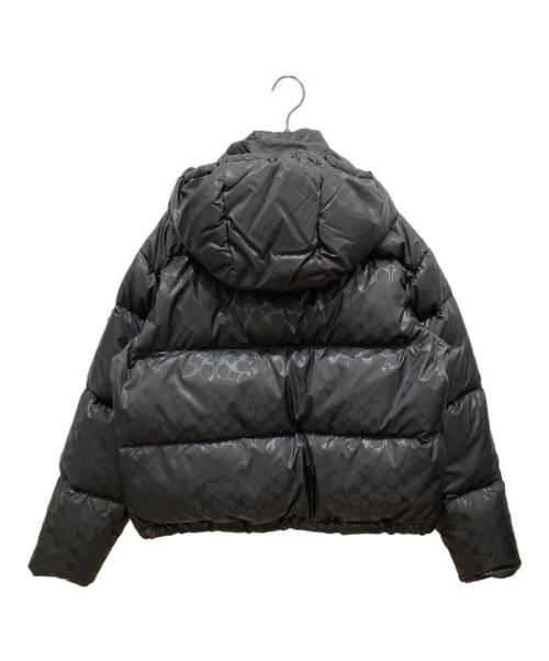 COACH（コーチ）COACH (コーチ) シグネチャーダウンジャケット ブラック サイズ:Lの古着・服飾アイテム
