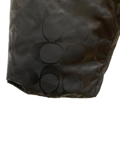 COACH（コーチ）COACH (コーチ) シグネチャーダウンジャケット ブラック サイズ:Lの古着・服飾アイテム