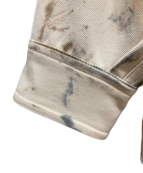 AURALEE（オーラリー）AURALEE (オーラリー) WOOL MAX GABARDINE HAND PAINTED SHIRTS ベージュ サイズ:SIZE 1の古着・服飾アイテム