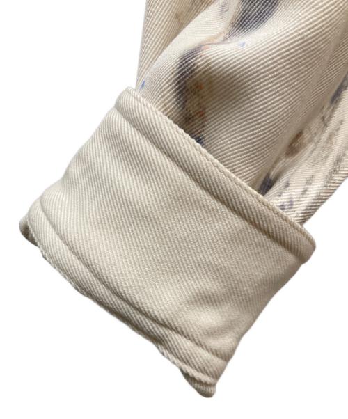 AURALEE（オーラリー）AURALEE (オーラリー) WOOL MAX GABARDINE HAND PAINTED SHIRTS ベージュ サイズ:SIZE 1の古着・服飾アイテム