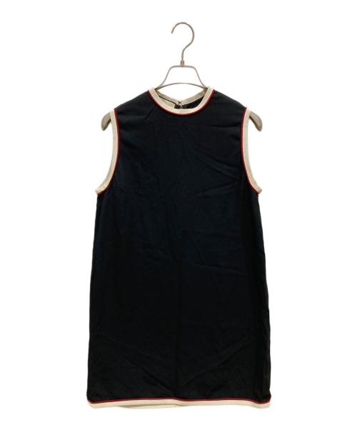 GUCCI（グッチ）GUCCI (グッチ) ストレッチチュニック ブラック サイズ:40の古着・服飾アイテム