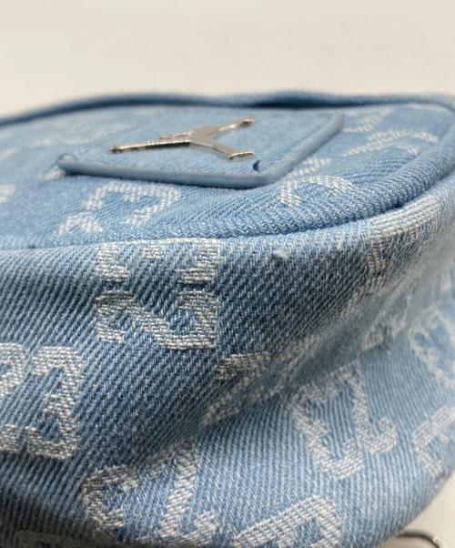 JORDAN BRAND（ジョーダン ブランド）JORDAN BRAND (ジョーダン ブランド) JAU MONOGRAM CAMERA BAG ブルーの古着・服飾アイテム