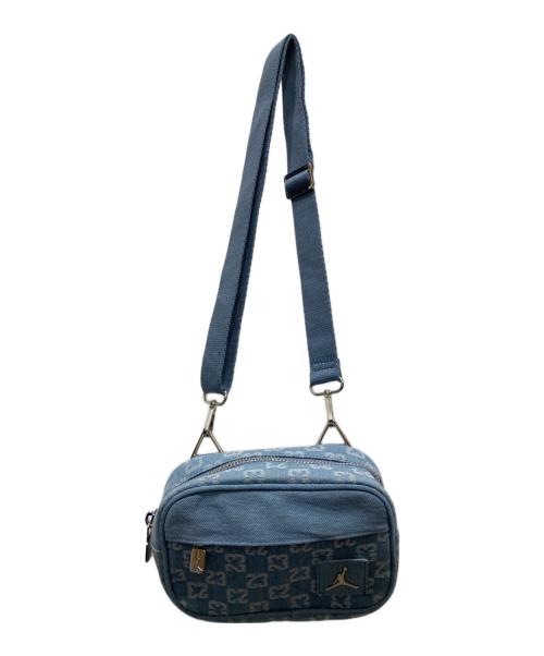 JORDAN BRAND（ジョーダン ブランド）JORDAN BRAND (ジョーダン ブランド) JAU MONOGRAM CAMERA BAG ブルーの古着・服飾アイテム