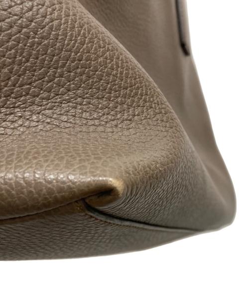 GUCCI（グッチ）GUCCI (グッチ) レザートートバッグ ブラウンの古着・服飾アイテム