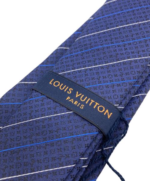 LOUIS VUITTON（ルイ ヴィトン）LOUIS VUITTON (ルイ ヴィトン) レジメンタルモノグラムタイ ネイビー サイズ:-の古着・服飾アイテム