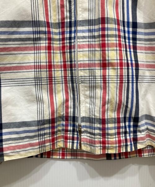 BARACUTA（バラクータ）BARACUTA (バラクータ) マドラスチェックジップジャケット マルチカラー サイズ:42の古着・服飾アイテム