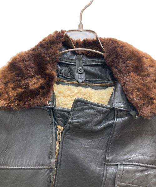 USED（ユーズド）USED (ユーズド) ライナー付ロングレザージャケット ブラック サイズ:SIZE Freeの古着・服飾アイテム