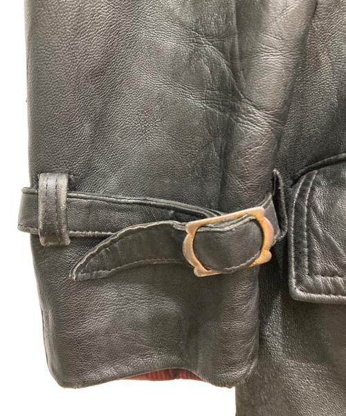 USED（ユーズド）USED (ユーズド) ライナー付ロングレザージャケット ブラック サイズ:SIZE Freeの古着・服飾アイテム