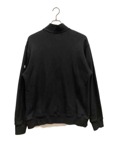 OY（オーワイ）OY (オーワイ) ハーフジップロゴスウェット ブラック サイズ:FREEの古着・服飾アイテム