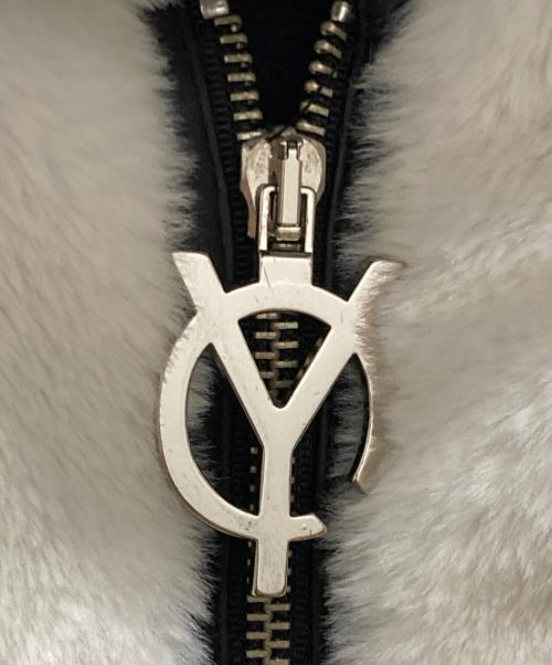 OY（オーワイ）OY (オーワイ) LOGO FUR HOODIE JACKET ホワイト サイズ:FREEの古着・服飾アイテム