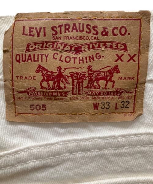 LEVI'S（リーバイス）LEVI'S (リーバイス) デニムパンツ ホワイト サイズ:SIZE 83.5cm (W33)の古着・服飾アイテム