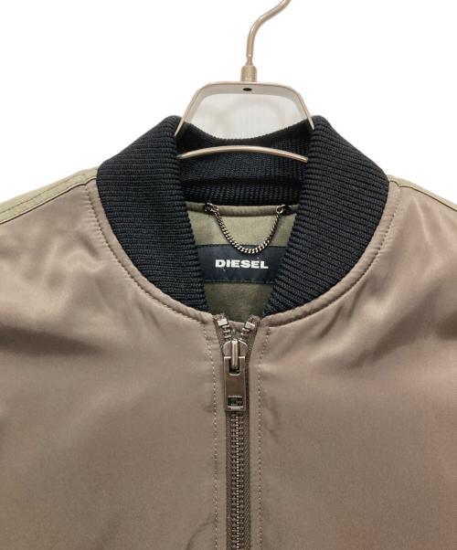 DIESEL（ディーゼル）DIESEL (ディーゼル) ロングダウンMA1コート カーキ サイズ:	SIZE XXSの古着・服飾アイテム