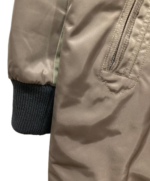 DIESEL（ディーゼル）DIESEL (ディーゼル) ロングダウンMA1コート カーキ サイズ:	SIZE XXSの古着・服飾アイテム