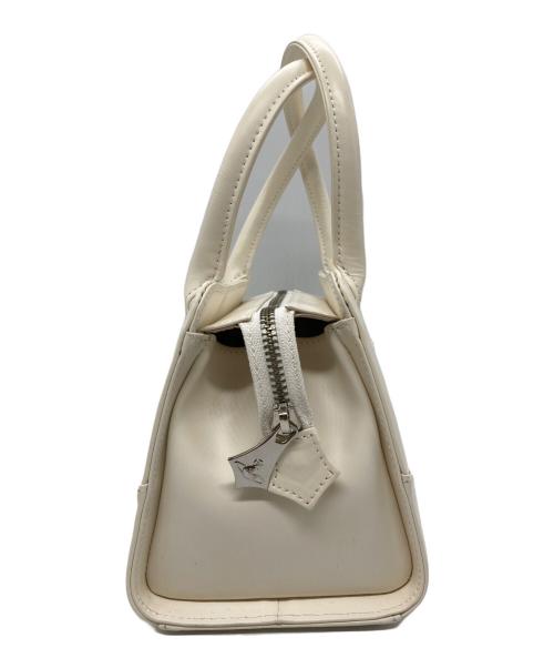 Vivienne Westwood（ヴィヴィアンウエストウッド）Vivienne Westwood (ヴィヴィアンウエストウッド) プレーンハンドバッグ ホワイトの古着・服飾アイテム