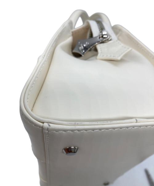 Vivienne Westwood（ヴィヴィアンウエストウッド）Vivienne Westwood (ヴィヴィアンウエストウッド) プレーンハンドバッグ ホワイトの古着・服飾アイテム