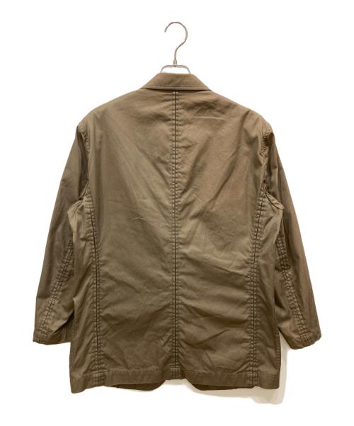 ISSEY MIYAKE WHITE LABEL（イッセイミヤケホワイトレーベル）ISSEY MIYAKE WHITE LABEL (イッセイミヤケホワイトレーベル) コットンテーラードジャケット ブラウン サイズ:1の古着・服飾アイテム