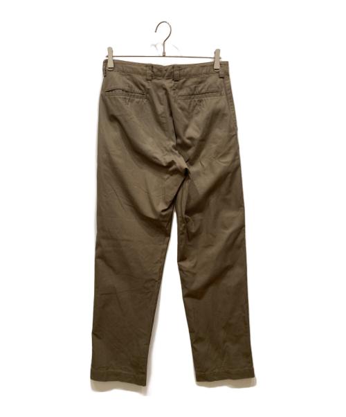 ISSEY MIYAKE WHITE LABEL（イッセイミヤケホワイトレーベル）ISSEY MIYAKE WHITE LABEL (イッセイミヤケホワイトレーベル) センタージップギミックパンツ ブラウン サイズ:SIZE 1の古着・服飾アイテム