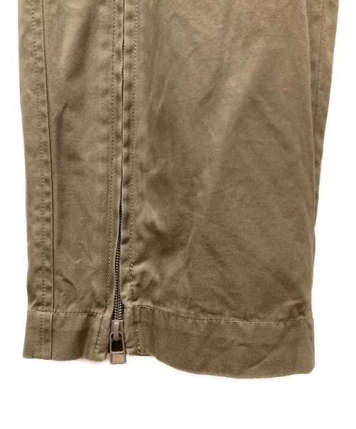 ISSEY MIYAKE WHITE LABEL（イッセイミヤケホワイトレーベル）ISSEY MIYAKE WHITE LABEL (イッセイミヤケホワイトレーベル) センタージップギミックパンツ ブラウン サイズ:SIZE 1の古着・服飾アイテム