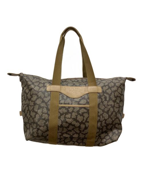 Yves Saint Laurent（イヴサンローラン）Yves Saint Laurent (イヴサンローラン) トラベルトートバッグ ベージュの古着・服飾アイテム