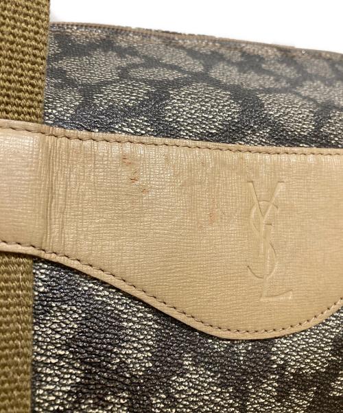 Yves Saint Laurent（イヴサンローラン）Yves Saint Laurent (イヴサンローラン) トラベルトートバッグ ベージュの古着・服飾アイテム