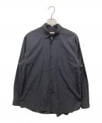 COMOLIコモリ）の古着「レギュラーカラーシャツ」｜ブラック