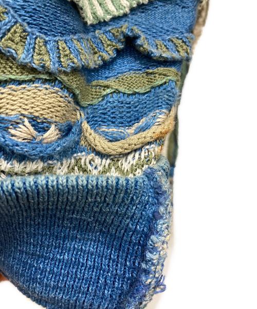 Coogi（クージー）Coogi (クージー) 3Dニット ブルー サイズ:SIZE Mの古着・服飾アイテム