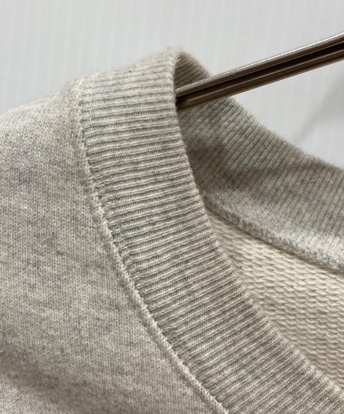 KHOKI（コッキ）KHOKI (コッキ) Cross-stitch sweat shirt グレー サイズ:3の古着・服飾アイテム
