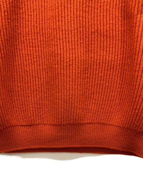 YOKE（ヨーク）YOKE (ヨーク) MOCKNECK RIB SWEATER オレンジ サイズ:3の古着・服飾アイテム