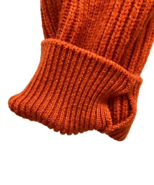 YOKE（ヨーク）YOKE (ヨーク) MOCKNECK RIB SWEATER オレンジ サイズ:3の古着・服飾アイテム