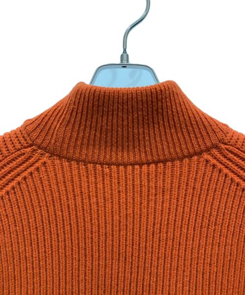 YOKE（ヨーク）YOKE (ヨーク) MOCKNECK RIB SWEATER オレンジ サイズ:3の古着・服飾アイテム