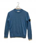 STONE ISLANDストーンアイランド）の古着「クルーネックニット」｜ブルー