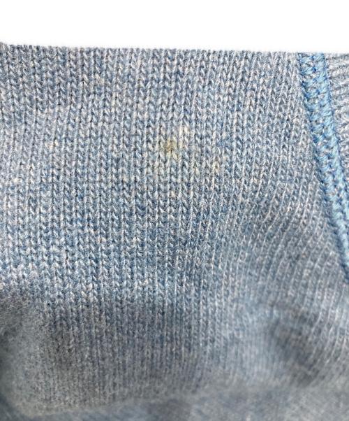 STONE ISLAND（ストーンアイランド）STONE ISLAND (ストーンアイランド) クルーネックニット ブルー サイズ:	SIZE Lの古着・服飾アイテム