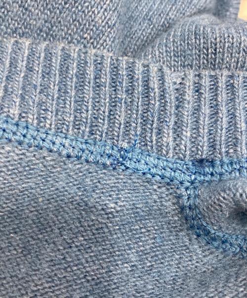 STONE ISLAND（ストーンアイランド）STONE ISLAND (ストーンアイランド) クルーネックニット ブルー サイズ:	SIZE Lの古着・服飾アイテム