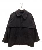 COMOLIコモリ）の古着「21AW ナッピングウール マッキーノウクルーザー」｜ブラック