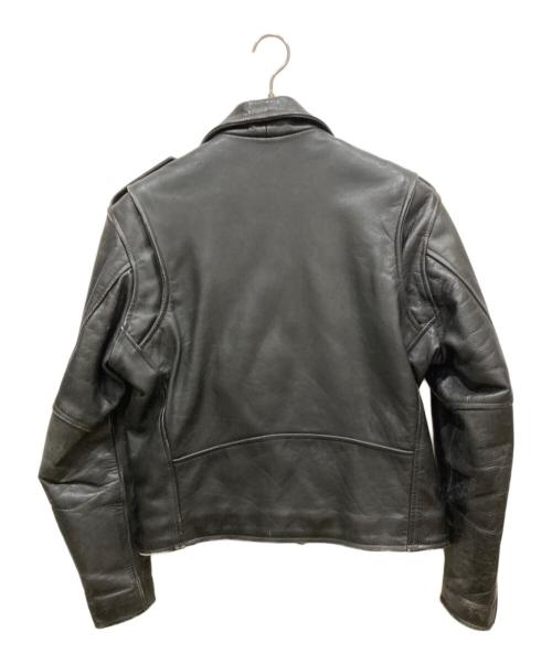 AMERICAN NOSTALGIA（アメリカンノスタルジア）AMERICAN NOSTALGIA (アメリカンノスタルジア) レザージャケット ブラック サイズ:	SIZE Lの古着・服飾アイテム