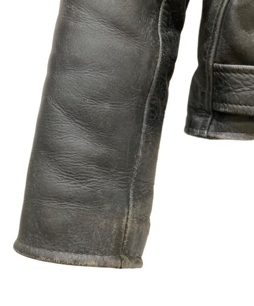 AMERICAN NOSTALGIA（アメリカンノスタルジア）AMERICAN NOSTALGIA (アメリカンノスタルジア) レザージャケット ブラック サイズ:	SIZE Lの古着・服飾アイテム