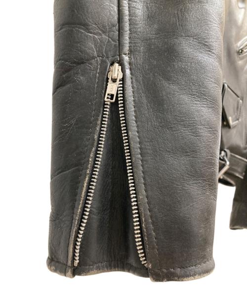 AMERICAN NOSTALGIA（アメリカンノスタルジア）AMERICAN NOSTALGIA (アメリカンノスタルジア) レザージャケット ブラック サイズ:	SIZE Lの古着・服飾アイテム
